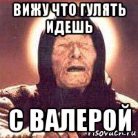 вижу что гулять идешь с валерой