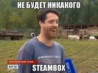 не будет никакого STEAMBOX