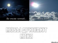Мобы дрюкают меня