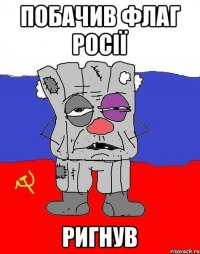 побачив флаг росії ригнув