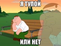 Я тупой Или нет