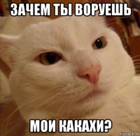 зачем ты воруешь мои какахи?