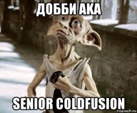 добби aka senior coldfusion