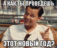 а как ты проведешь этот новый год?