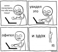 хотел посмотреть что обо мне пишут увидел это офигел и здох