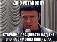 даю установку старанно працювати над the в'ю на зимових канікулах