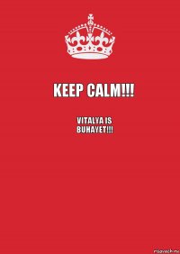 Keep calm!!! Vitalya is buhayet!!! 