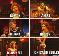 Boston Lakers Indiana Boston Miami heat chicago bulles