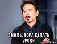  эмиль, пора делать уроки