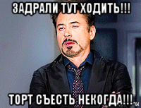 задрали тут ходить!!! торт съесть некогда!!!