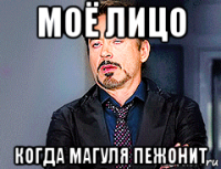 моё лицо когда магуля пежонит