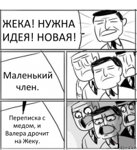 ЖЕКА! НУЖНА ИДЕЯ! НОВАЯ! Маленький член. Переписка с медом, и Валера дрочит на Жеку.