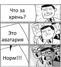 Что за хрень? Это аватария Норм!!!