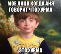 моё лицо когда аня говорит что хурма это хурма