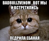 badbullzvenom , вот мы и встретились педрила ебаная