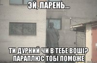  ти дурний чи в тебе воші? параплюс тобі поможе