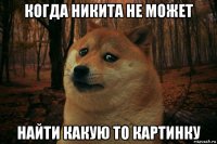 когда никита не может найти какую то картинку