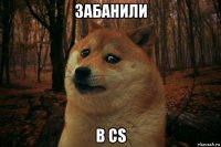 забанили в cs