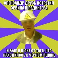 александр друзь встретил эрвина шредингера и был в шоке от того, что находилось в черном ящике