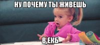 ну почему ты живешь в екб