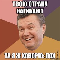 твою страну нагибают та я ж ховорю: пох