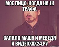 мое лицо, когда на 1к трафа залило машу и меведя и видеоххх24.ру