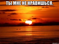 ты мне не нравишься. 