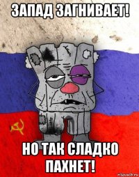 запад загнивает! но так сладко пахнет!