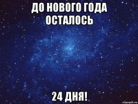 до нового года осталось 24 дня!