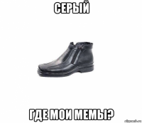 серый где мои мемы?