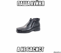 паша хуйня а не басист