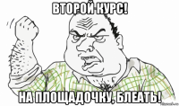 второй курс! на площадочку, блеать!