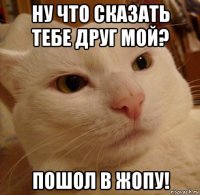 ну что сказать тебе друг мой? пошол в жопу!