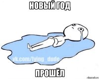 новый год прошёл