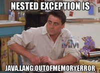 nested exception is java.lang.outofmemoryerror