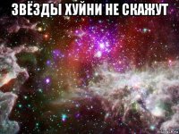 звёзды хуйни не скажут 