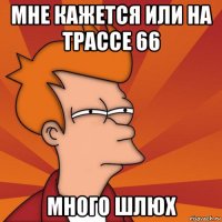 мне кажется или на трассе 66 много шлюх