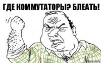 Где коммутаторы? Блеать!