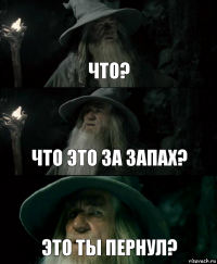 Что? Что это за запах? Это ты пернул?