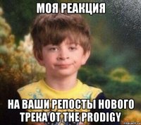 моя реакция на ваши репосты нового трека от the prodigy