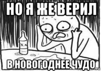 но я же верил в новогоднее чудо