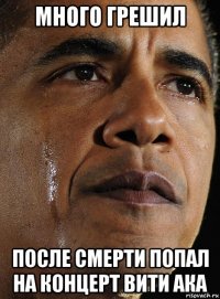 много грешил после смерти попал на концерт вити ака