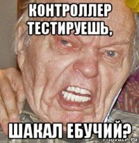 контроллер тестируешь, шакал ебучий?