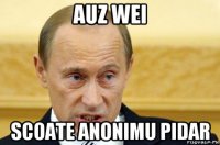 auz wei scoate anonimu pidar