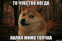 то чувство когда налил мимо толчка