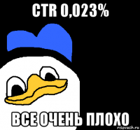 ctr 0,023% все очень плохо