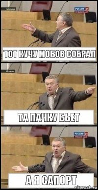 тот кучу мобов собрал та пачку бьет а я сапорт