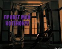 Привет мой котёнок!!!