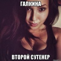 галкина второй сутенер
