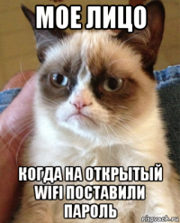 мое лицо когда на открытый wifi поставили пароль